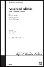 Antiphonal Alleluia SSAB choral sheet music cover Thumbnail